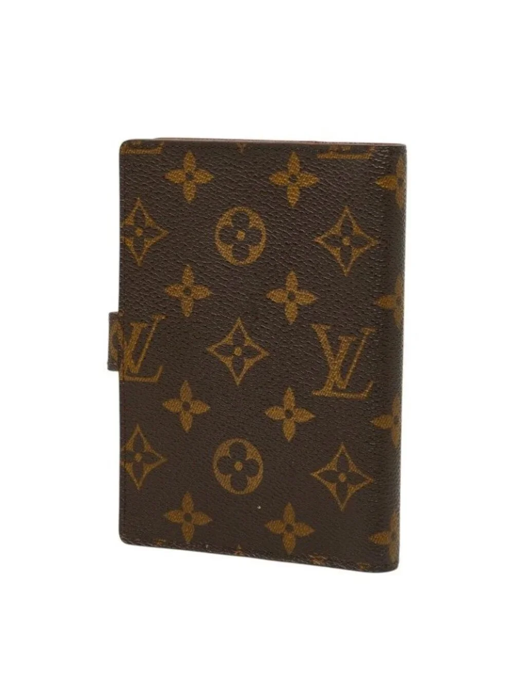 Louis Vuitton Monogram Agenda PM Notebook Cover Brown Leather